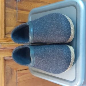 Haflinger Clog, Grizzy Buffalo, graphite, sz 40